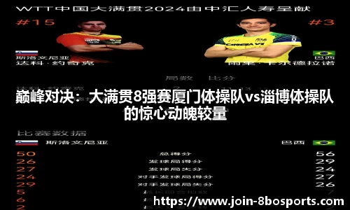 巅峰对决：大满贯8强赛厦门体操队vs淄博体操队的惊心动魄较量